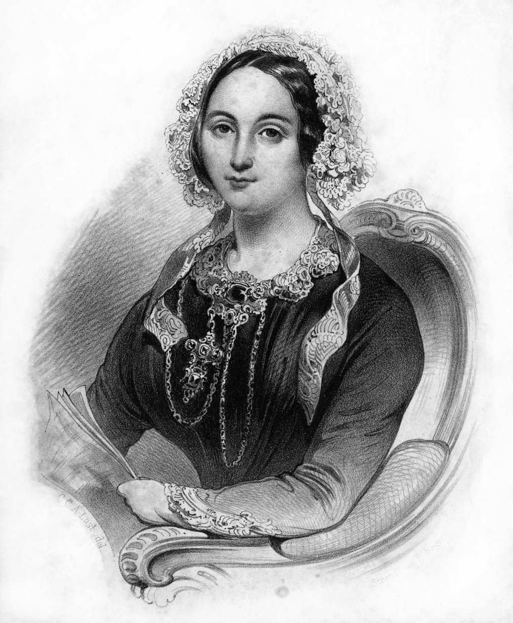 Retrato de Henriette Sontag (1806-1854), cantante alemana de Unknown artist