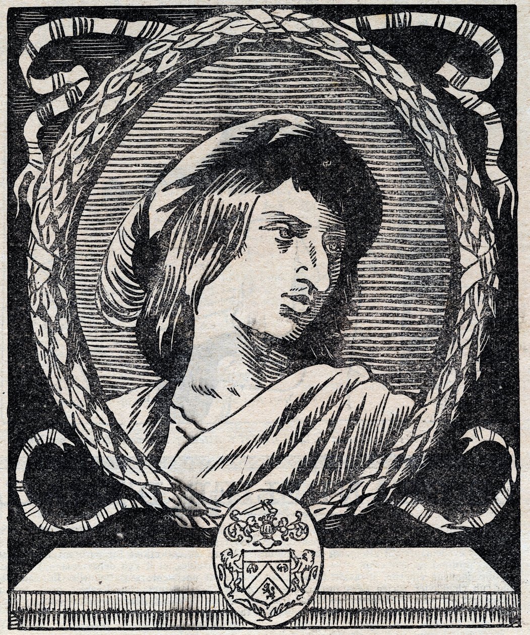 Retrato de Hercules Savinien Cyrano de Bergerac, escritor francés. Desde 1928. de Unknown Artist