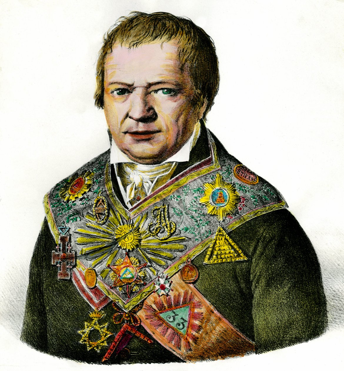 Retrato de Houssement, Francmasón de Unknown artist