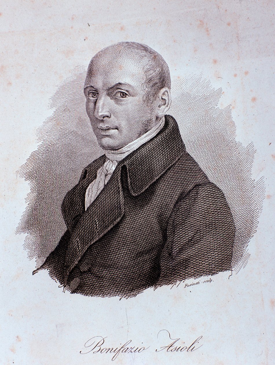 Retrato del compositor italiano Bonifazio Asioli de Unknown artist