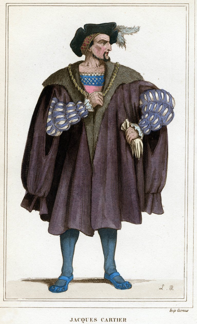 Retrato de Jacques Cartier (1491 - 1557) de Unknown artist