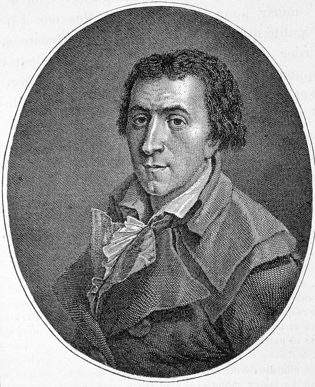 Retrato de Jacques Pierre Brissot, conocido como Brissot de Warville (1754-1793), periodista y político francés. Fundó la Sociedad de Amigos de los Negros, partidario de la abolición de la esclavitud. Grabado del siglo XIX. de Unknown artist