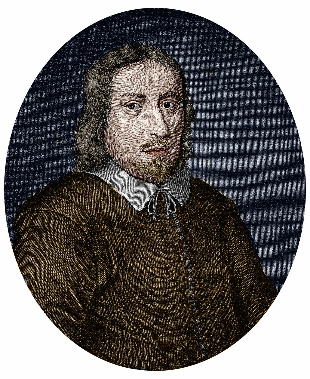 Retrato de Jakob Bohme (o Boehme) (1575-1624) filósofo y místico alemán. Grabado del siglo XVII. de Unknown artist
