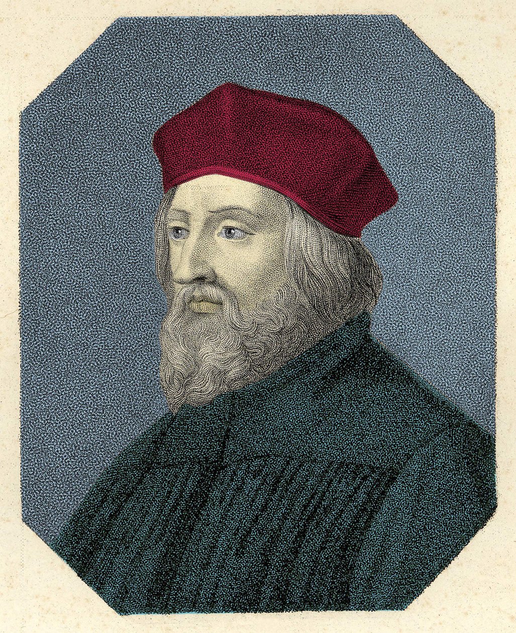 Retrato de Jan Hus (o Jean Huss) de Unknown artist