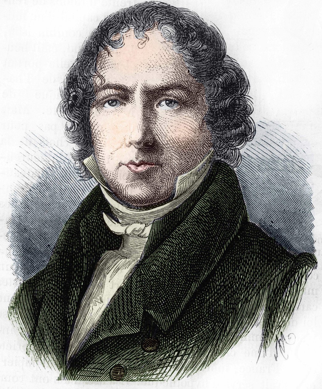 Retrato de Jean-Baptiste Biot (1744 - 1862), químico francés. de Unknown artist