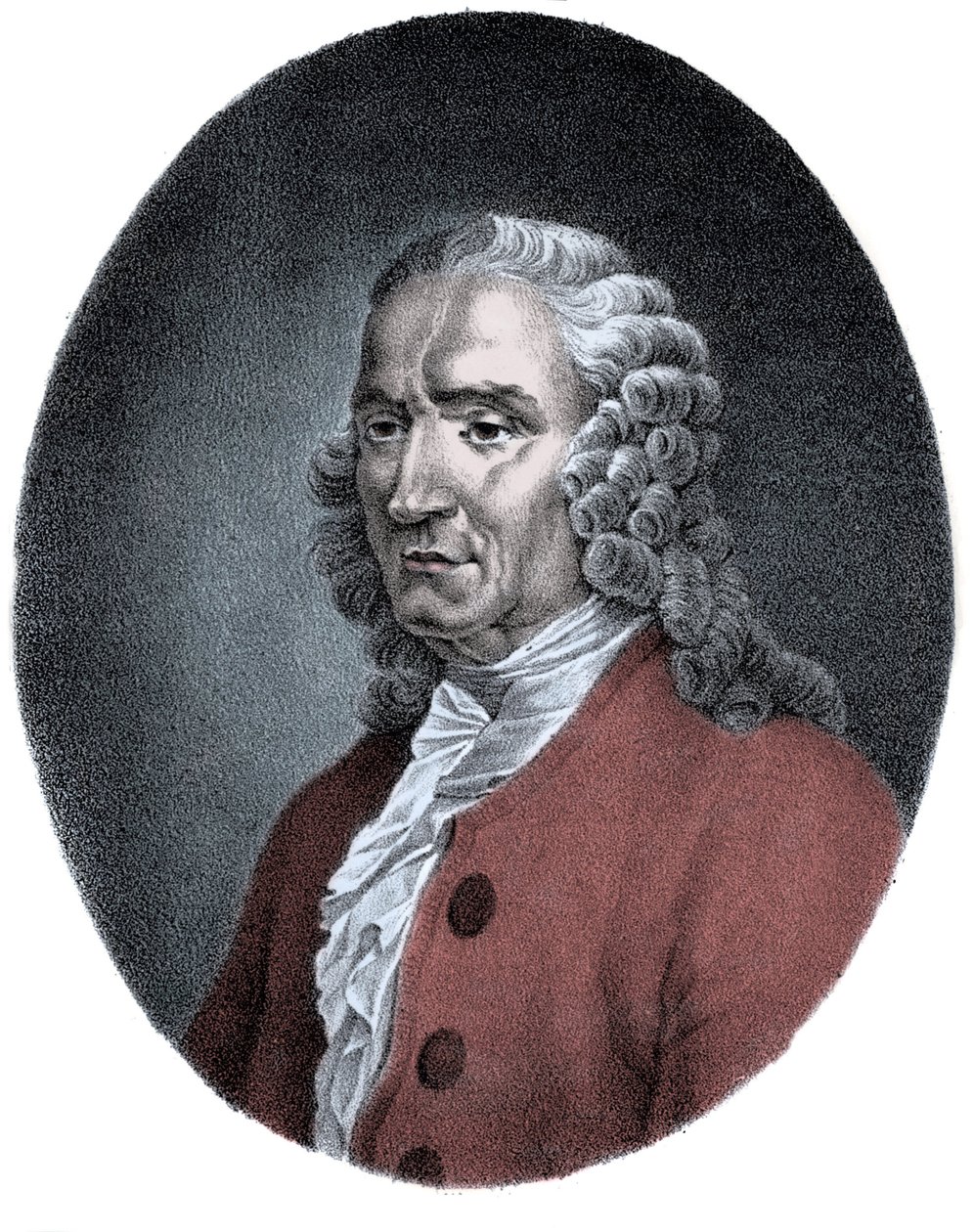 Retrato de Jean-Philippe Rameau (1683-1764), compositor francés de Unknown artist