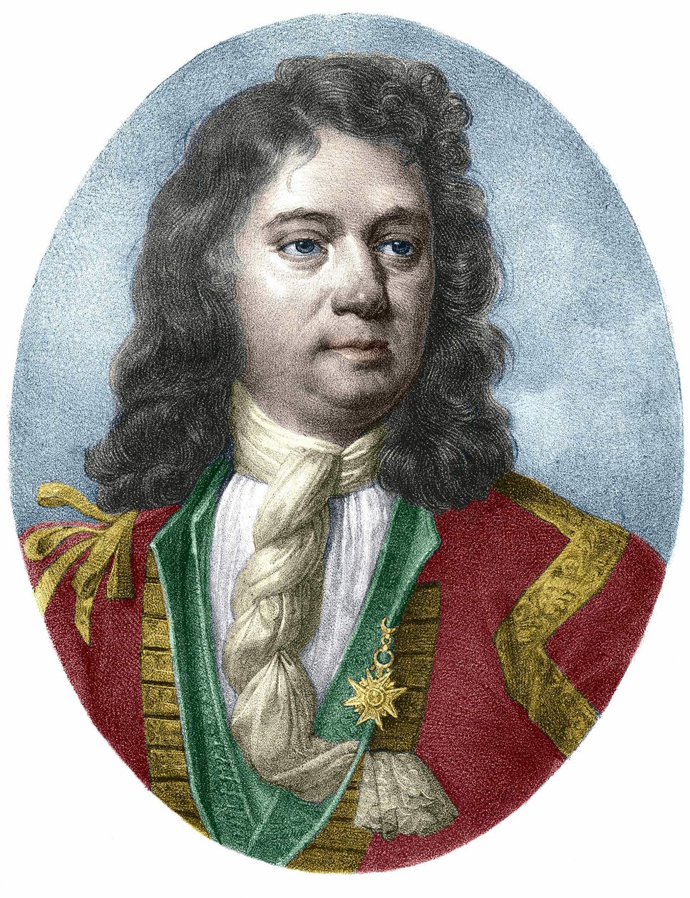 Retrato de Jean Bart (1650-1702), corsario francés. de Unknown artist