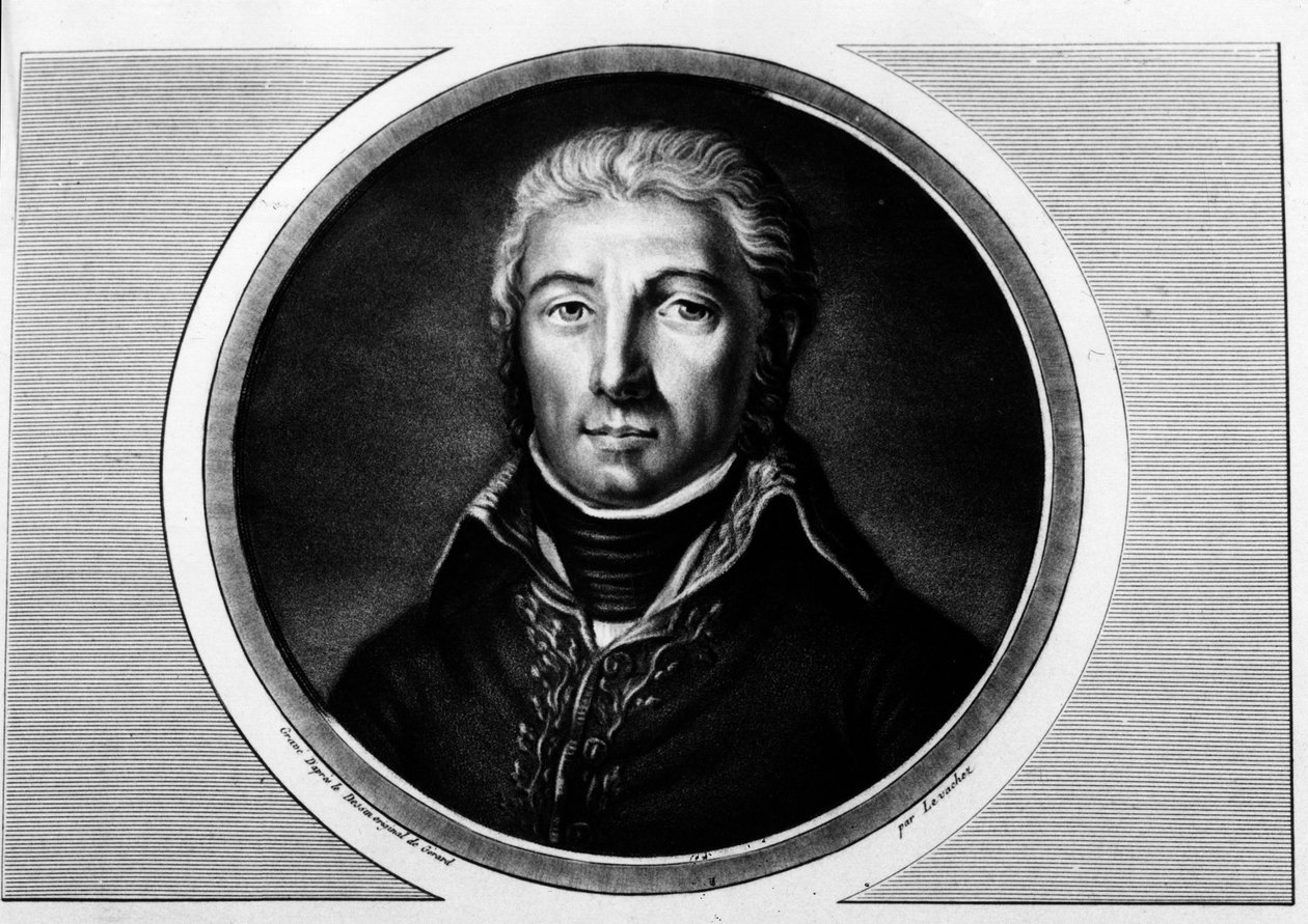 Retrato de Jean Victor (Jean-Victor) Moreau (1763-1813) general del Ejército del Rin. Grabado en 