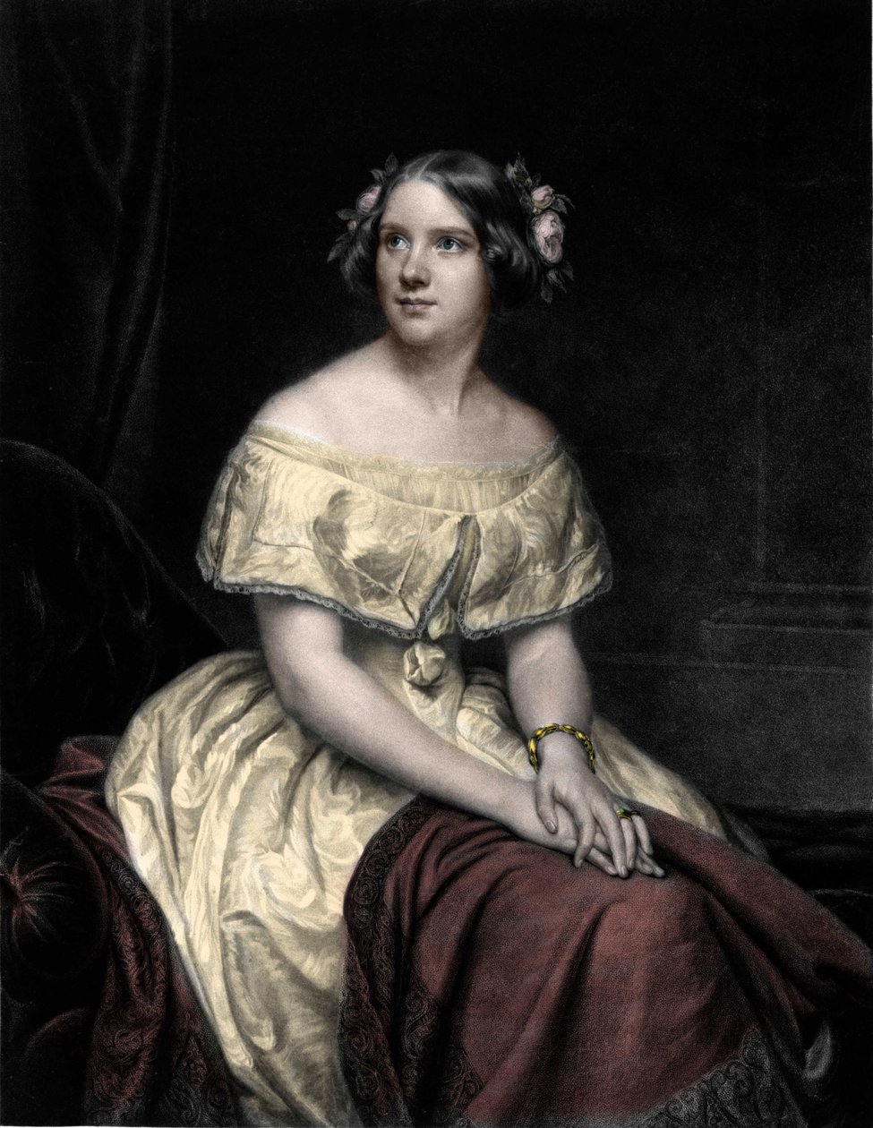 Retrato de Jenny Lind (1820-1887), cantante sueca. de Unknown artist
