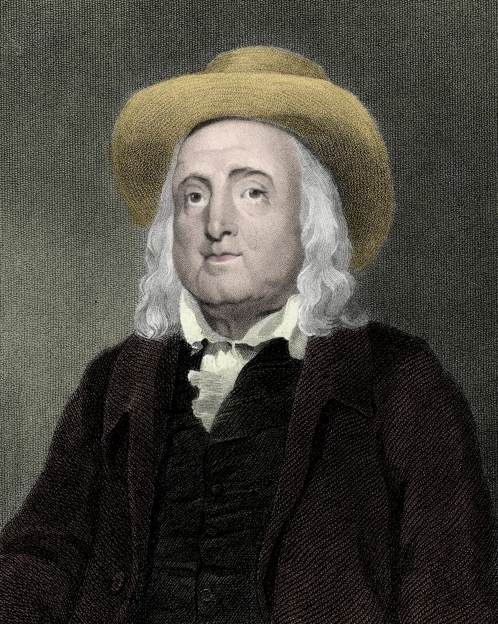 Retrato de Jeremy Bentham (1748-1832), filósofo moralista y legislador británico de Unknown artist