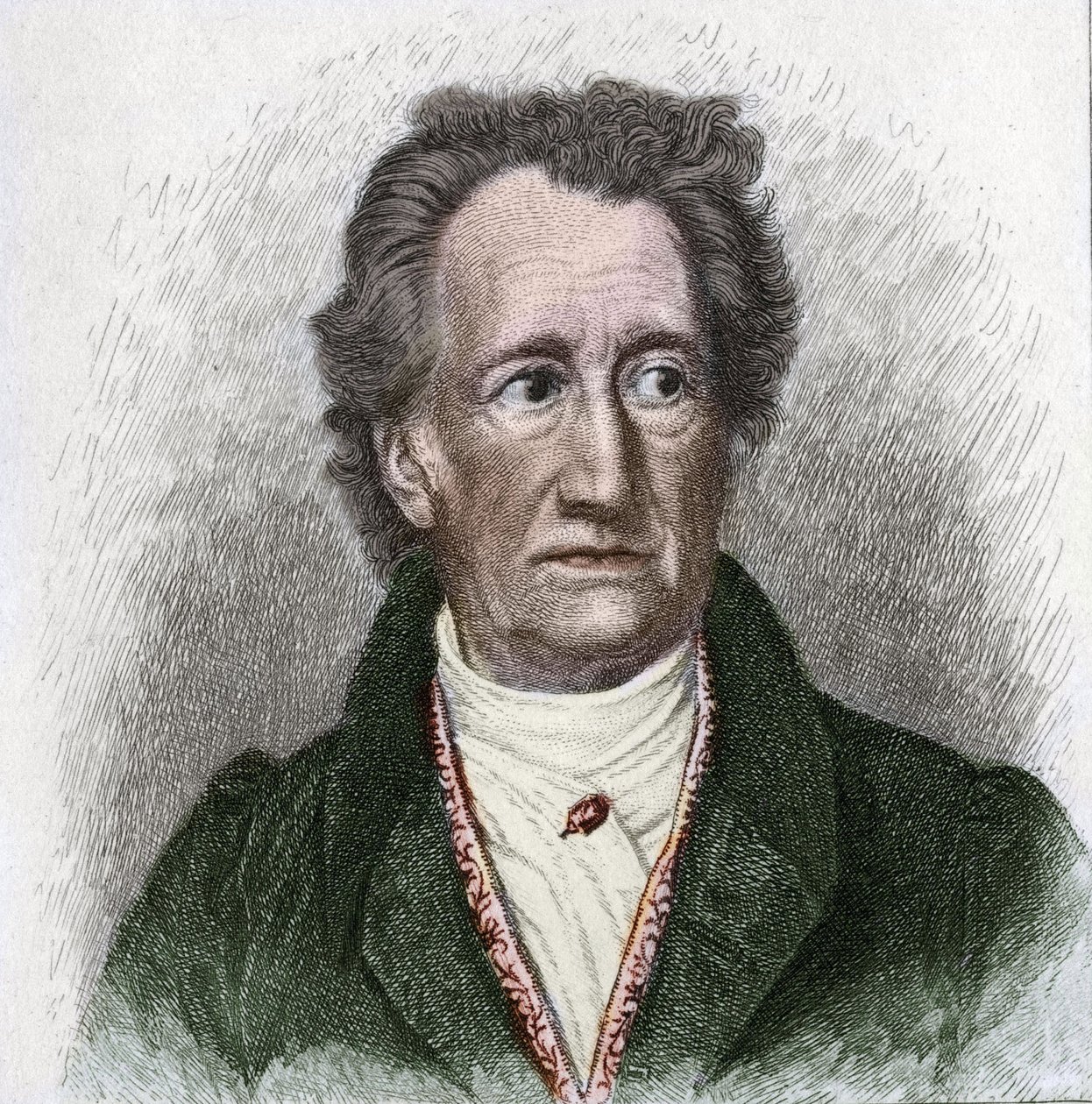 Retrato de Johann Wolfgang Goethe (1749 - 1832), escritor alemán de Unknown artist