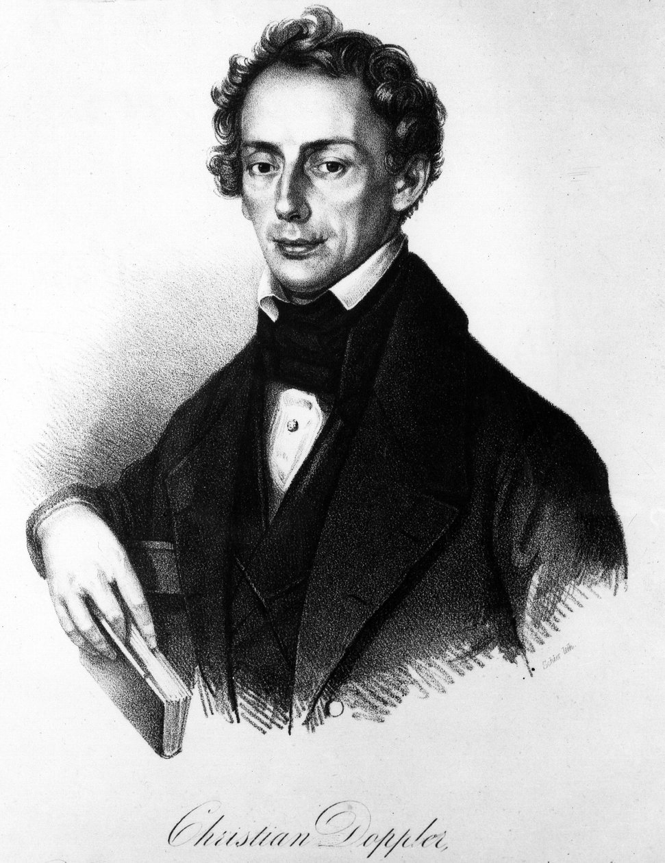 Retrato de Johann Christian Doppler (1803-1853). Físico austriaco de Unknown artist