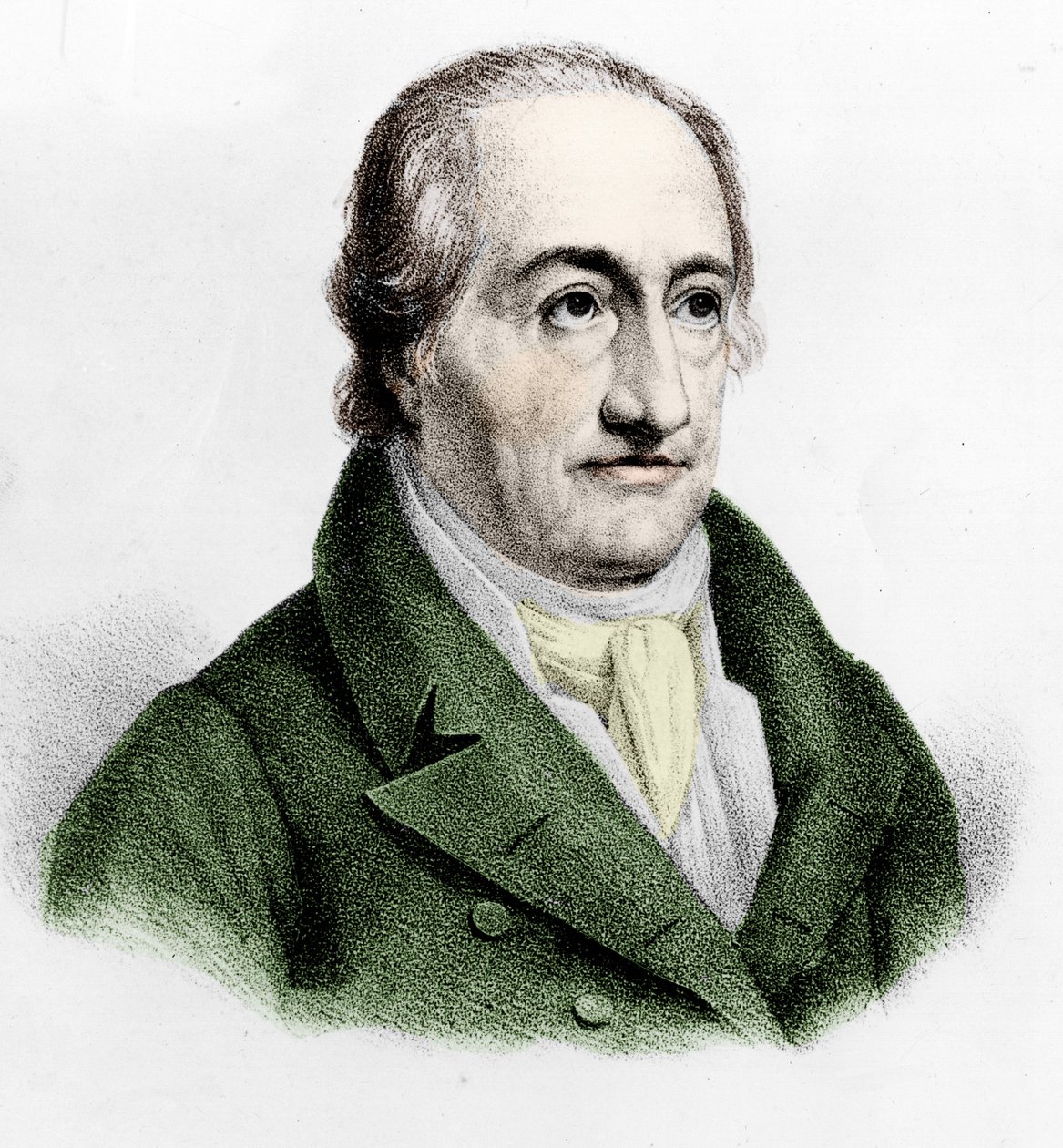 Retrato de Johann Wolfgang Von Goethe (1749-1832). de Unknown artist