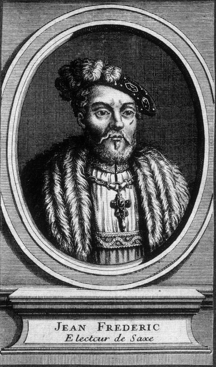 Retrato de Juan Federico, el Magnánimo, Elector de Sajonia (1503 - 1554) - s.f. de Unknown artist