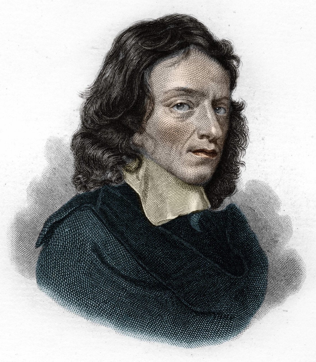 Retrato de John Milton, poeta y ensayista inglés de Unknown artist
