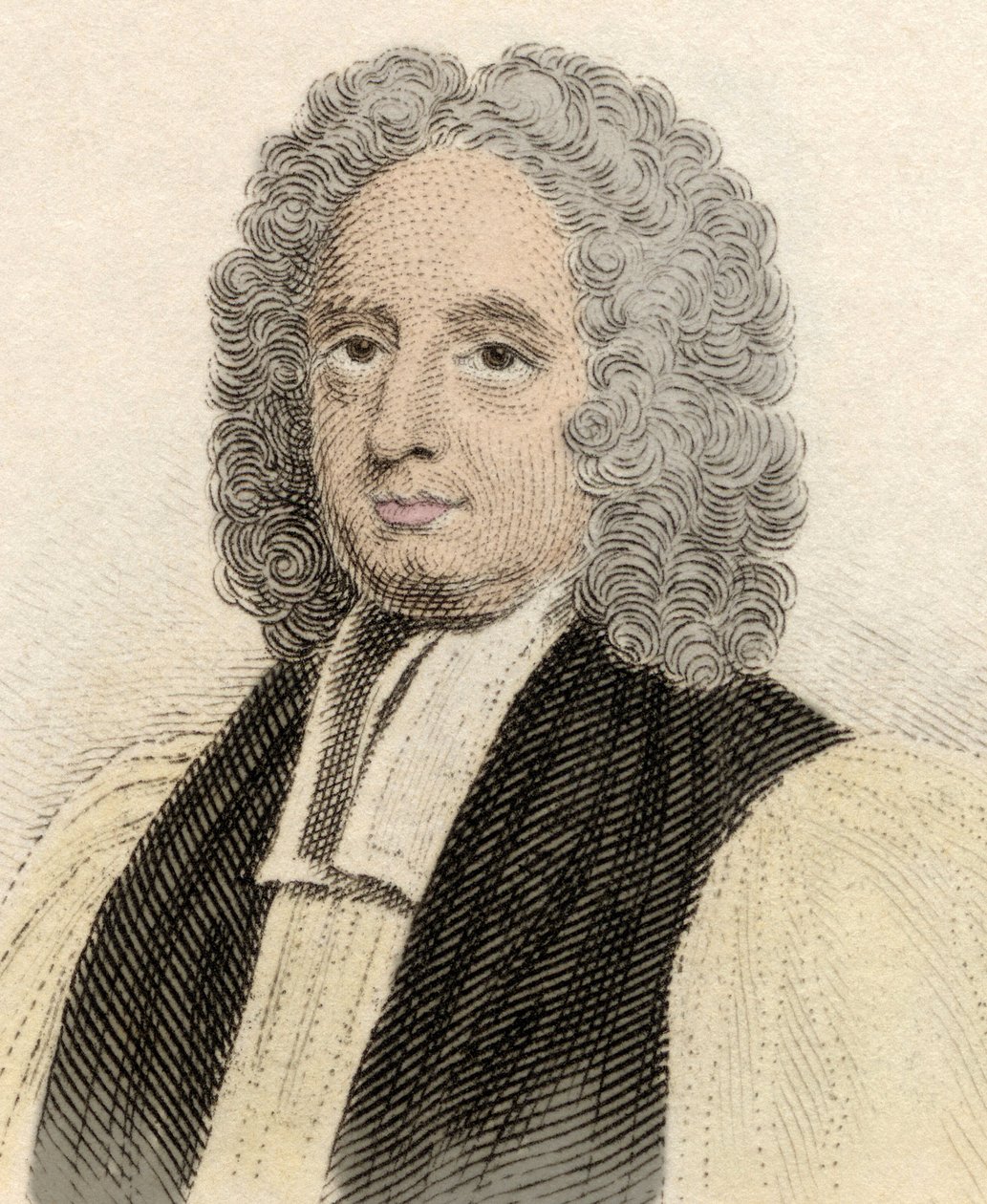 Retrato de John Potter (ca. 1674-1747), eclesiástico inglés y arcediano de Canterbury. Grabado del siglo XIX. de Unknown artist