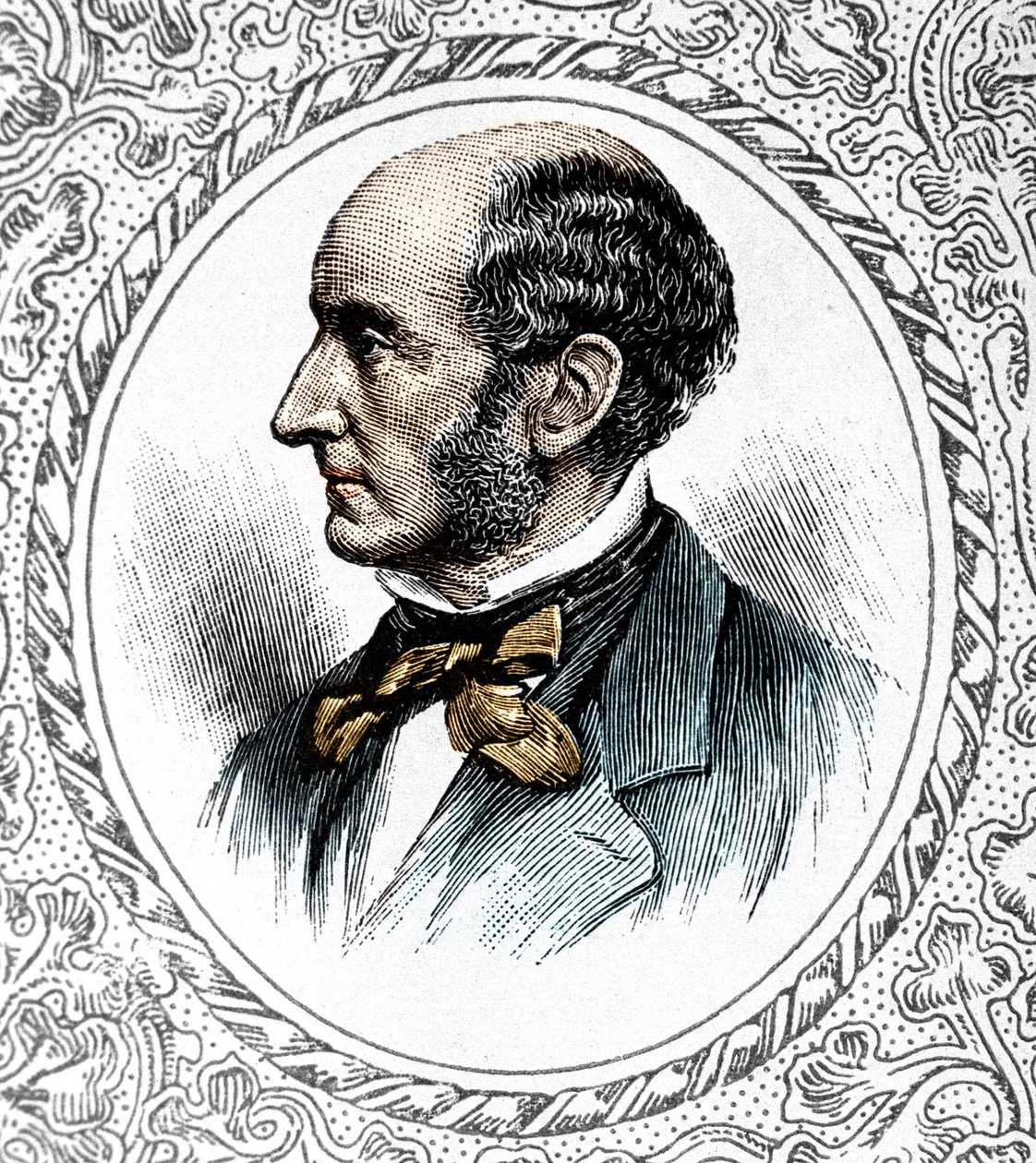 Retrato de John Stuart Mill. Filósofo y economista británico 1806 a 1873 de Unknown artist