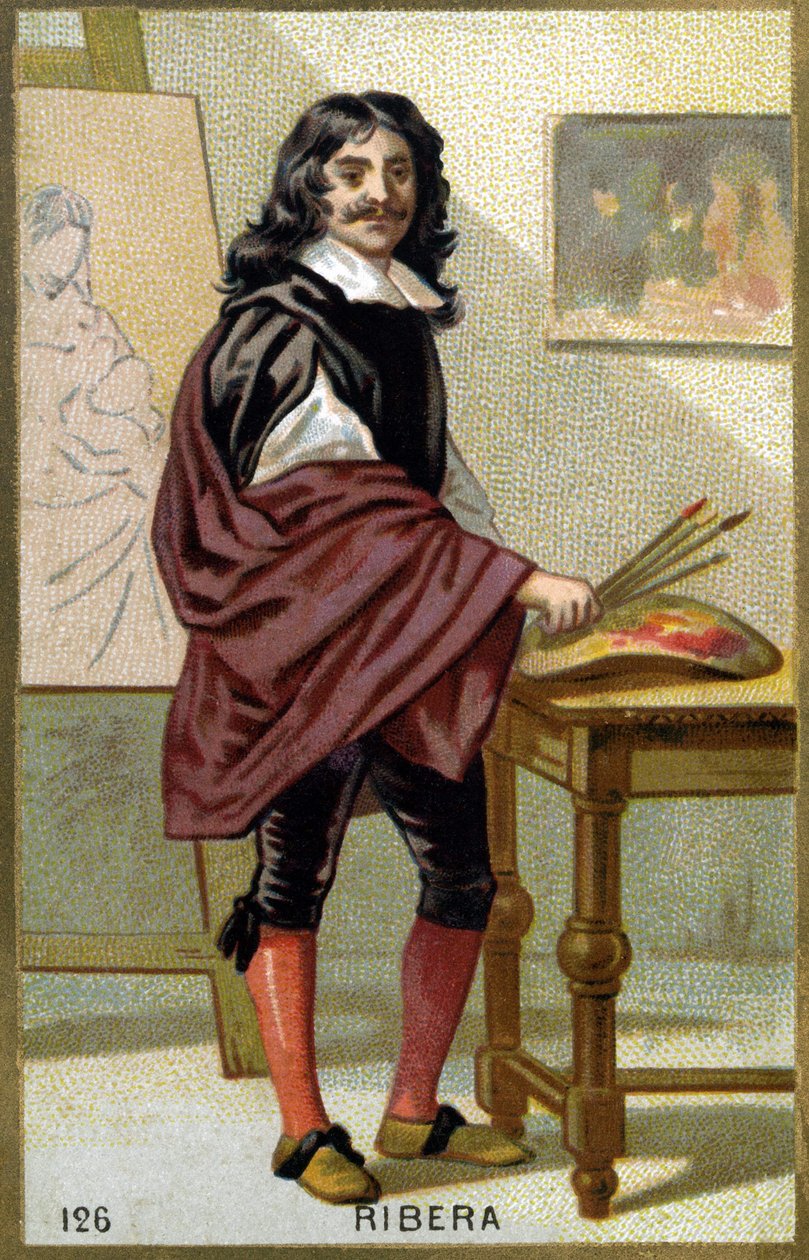 Retrato de José de Ribera, conocido como el Españoleto (1591-1652), pintor y grabador español de Unknown artist