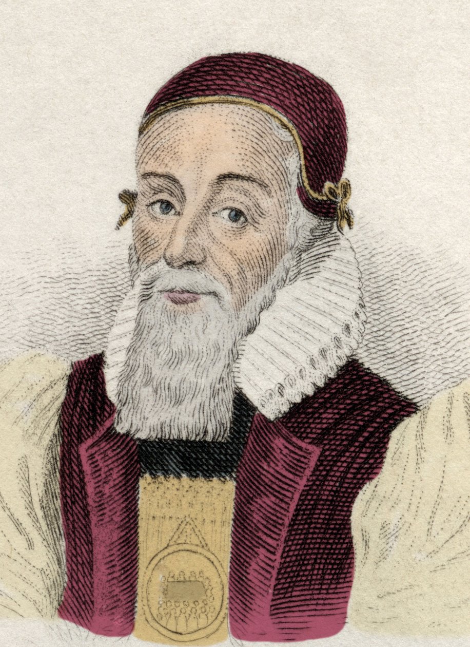 Retrato de Joseph Hall (1574-1656) obispo inglés de Unknown artist