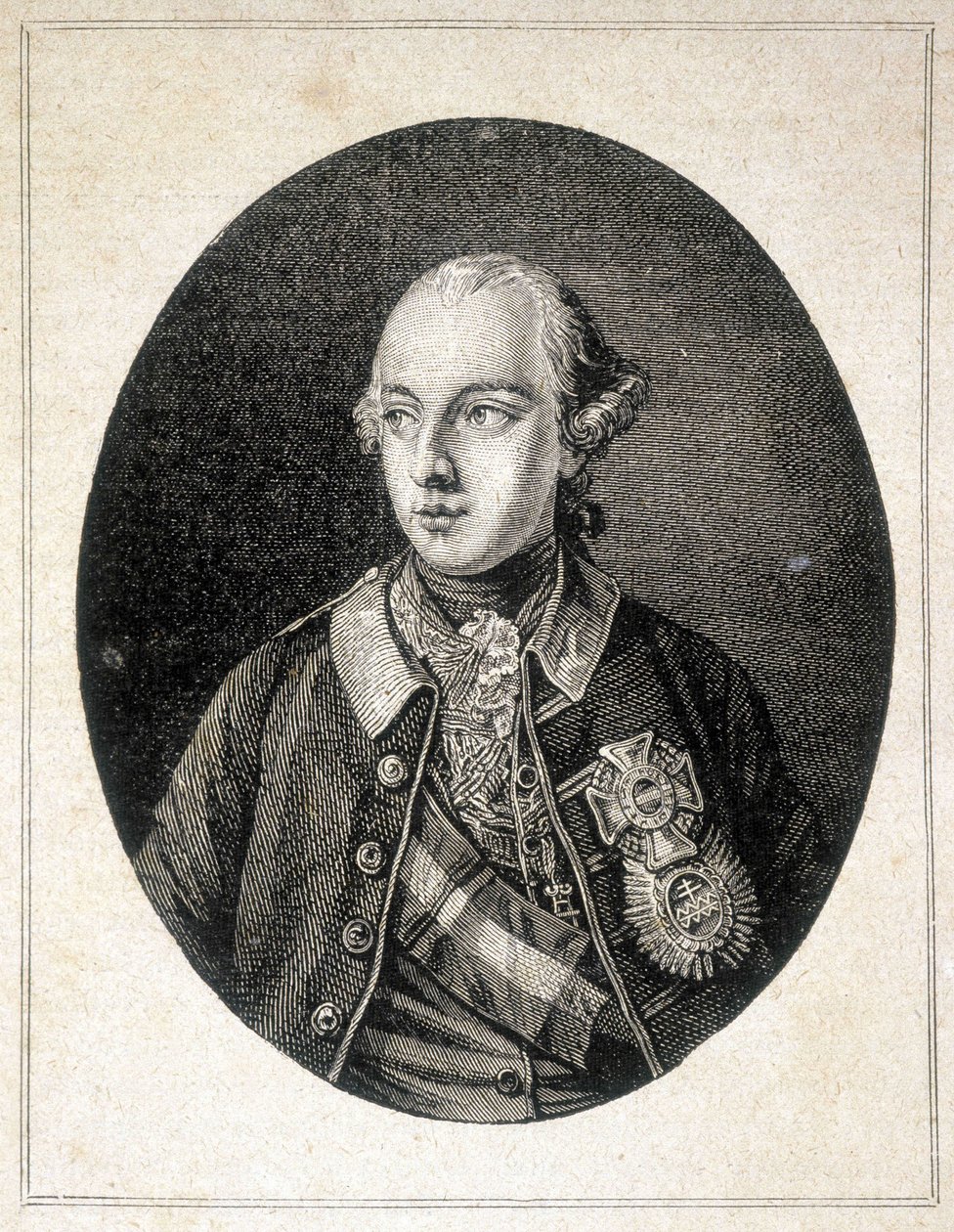 Retrato de José II, Emperador de Alemania (1741 - 1790) - en "Los Contemporáneos", s.f. finales del siglo XIX de Unknown artist