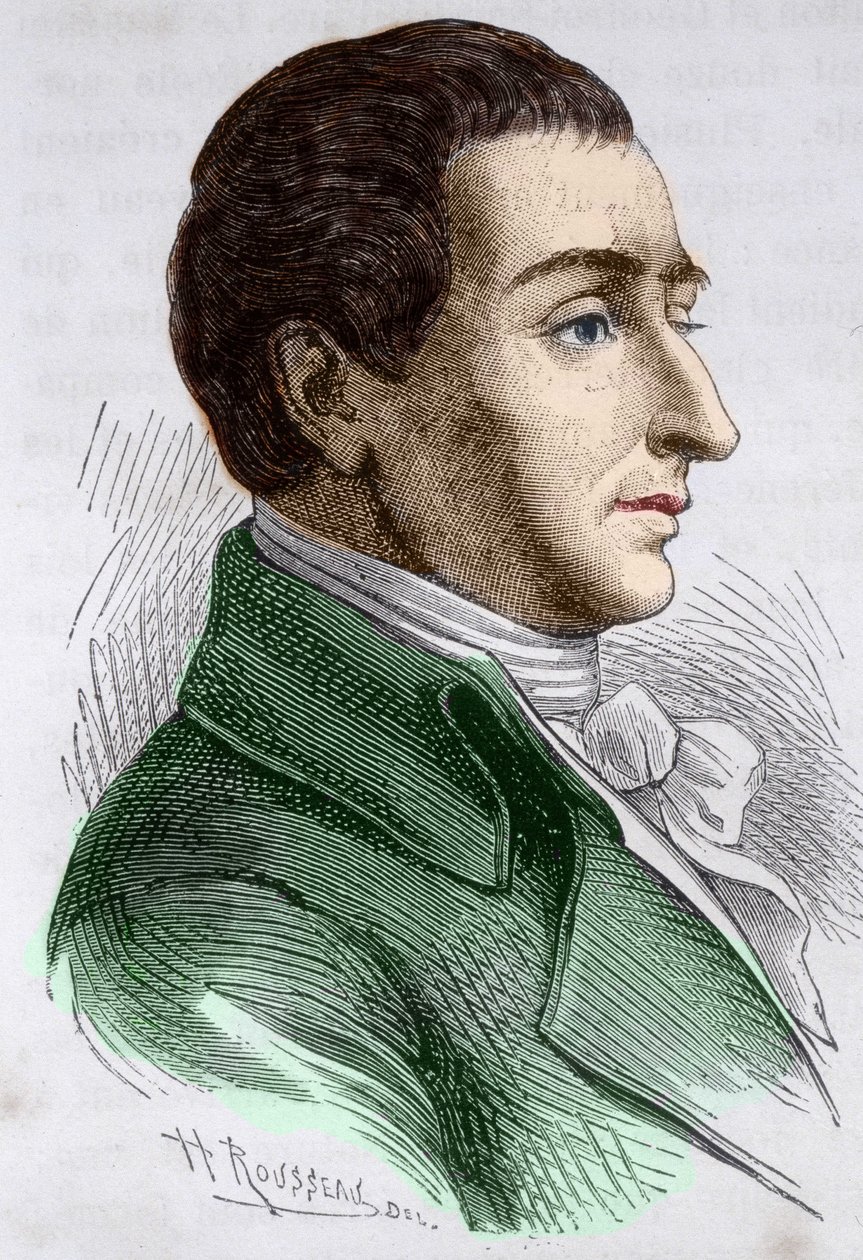 Retrato de Joseph Louis de Lagrange (1736-1813), matemático francés de Unknown artist