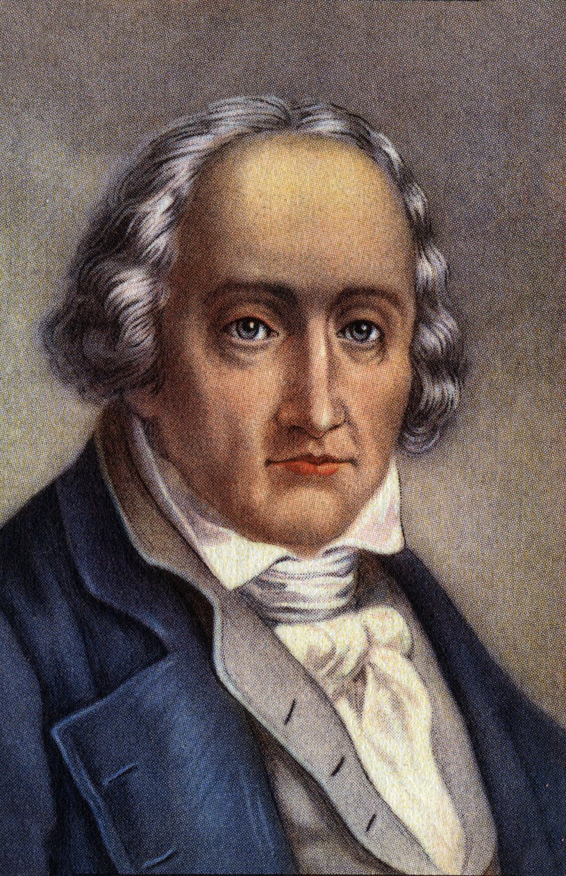Retrato de Joseph Marie Jacquard, inventor de la máquina de tejer. de Unknown Artist