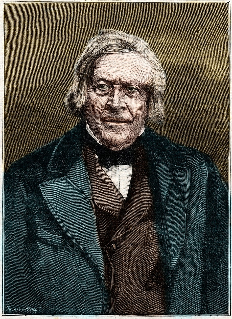 Retrato de Jules Michelet, historiador y escritor francés (1798 - 1874). de Unknown artist