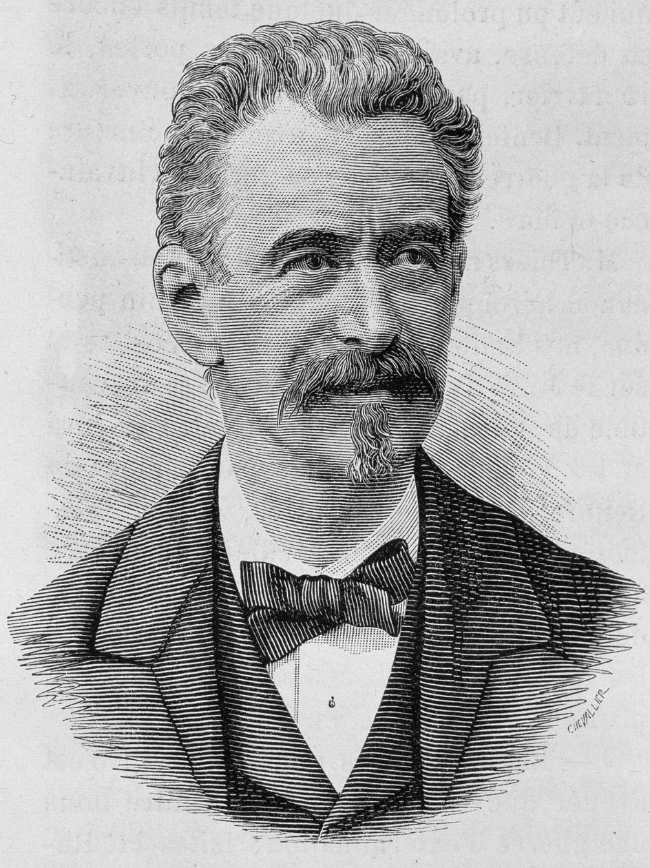 Retrato de Keller. Grabado de finales del siglo XIX en “Histoire de France” de H. Martin. de Unknown artist