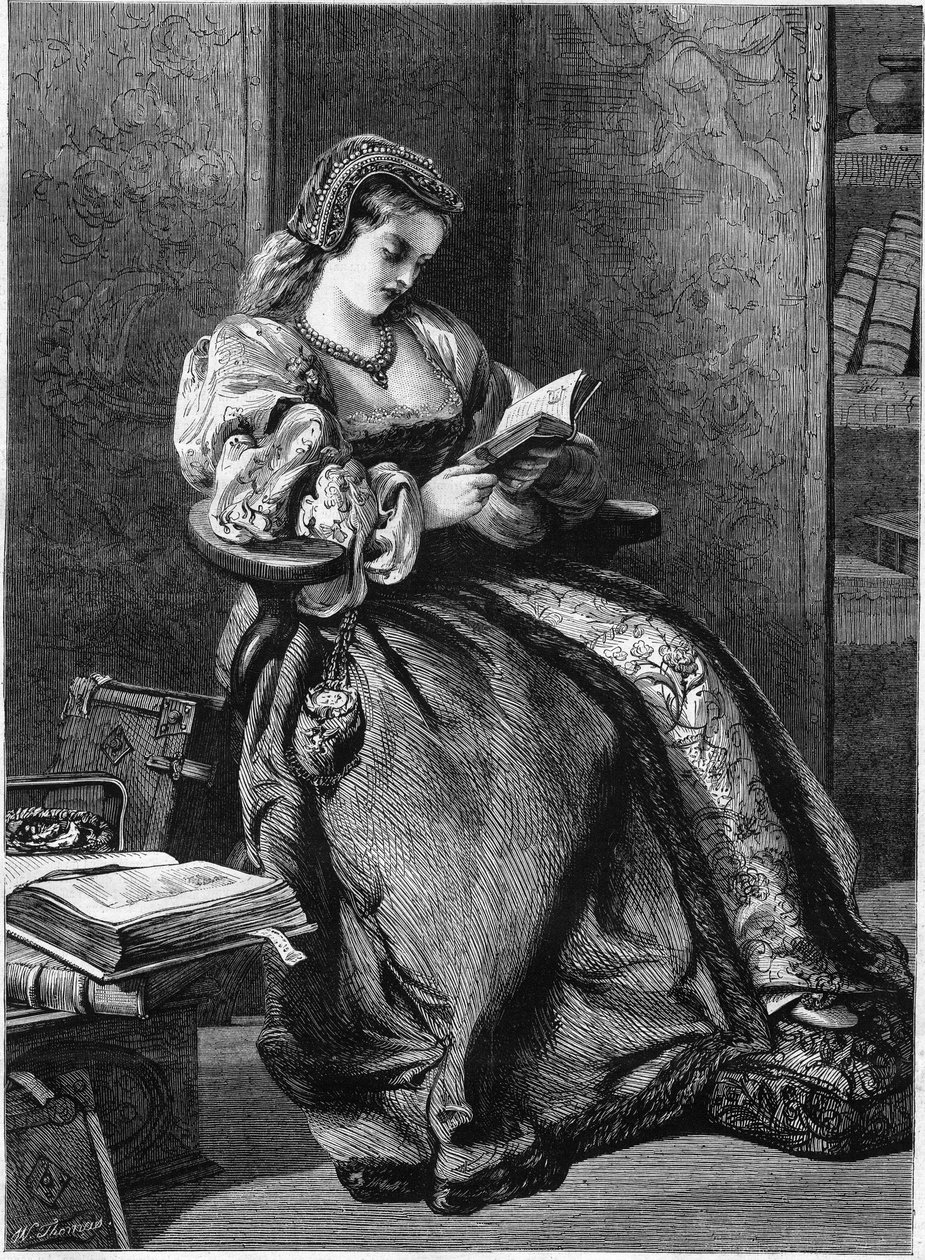 Retrato de Lady Jeanne Grey. de Unknown artist
