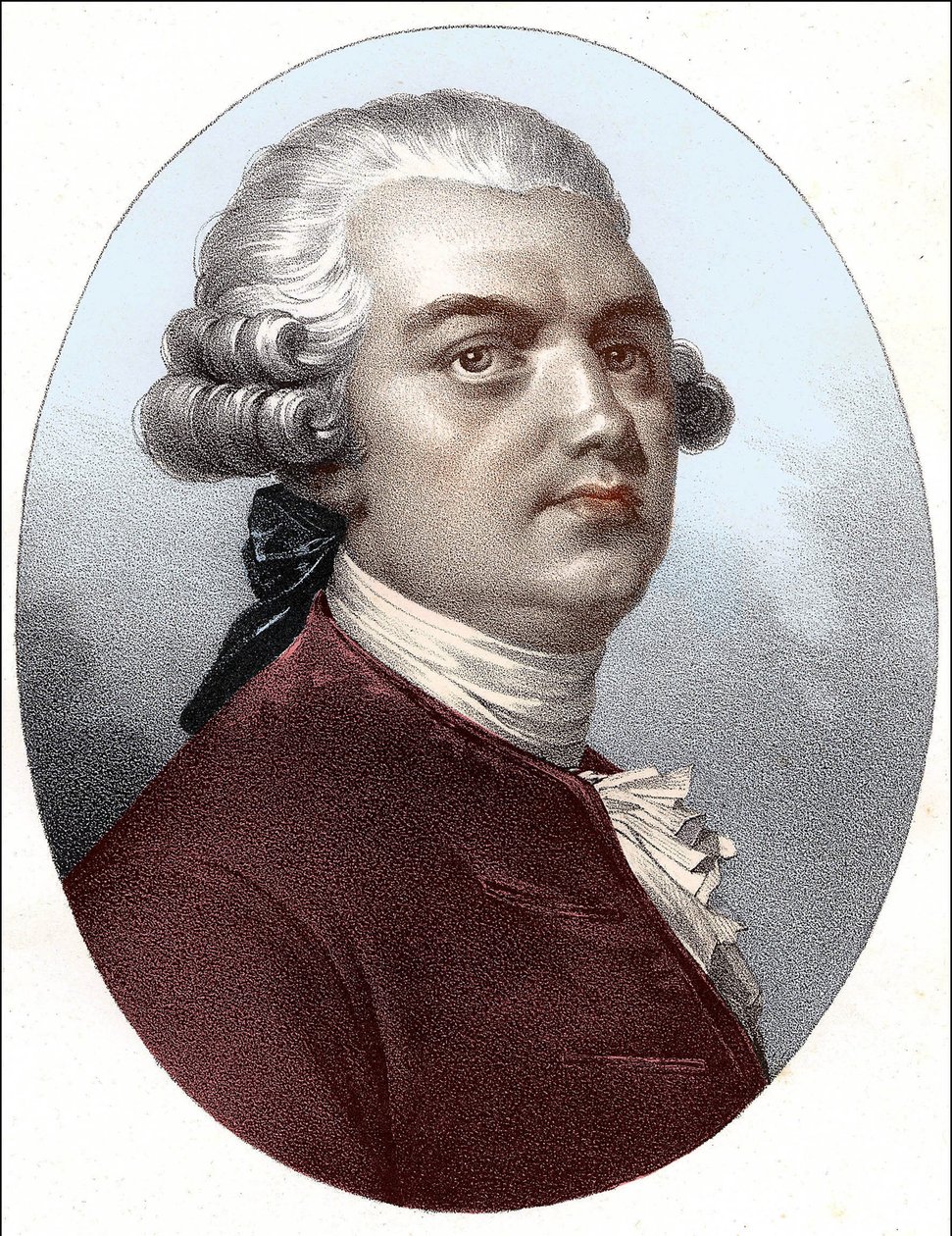 Retrato de Lekain (Henri Louis Cain) (1729-1778) de Unknown artist