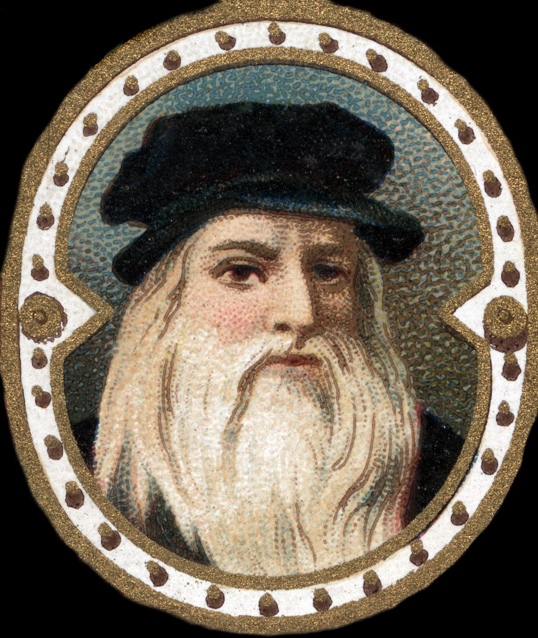 Retrato de Leonardo da Vinci (1452 - 1519) de Unknown artist