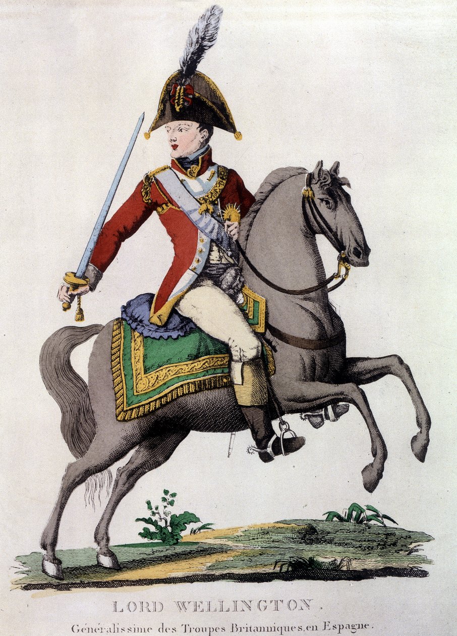 Retrato de Lord Wellington (1769 - 1852), general de las tropas británicas en España de Unknown artist