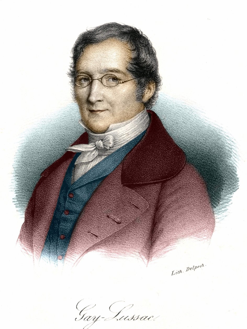 Retrato de Louis-Joseph Gay-Lussac (1778-1850), físico y químico francés. de Unknown artist