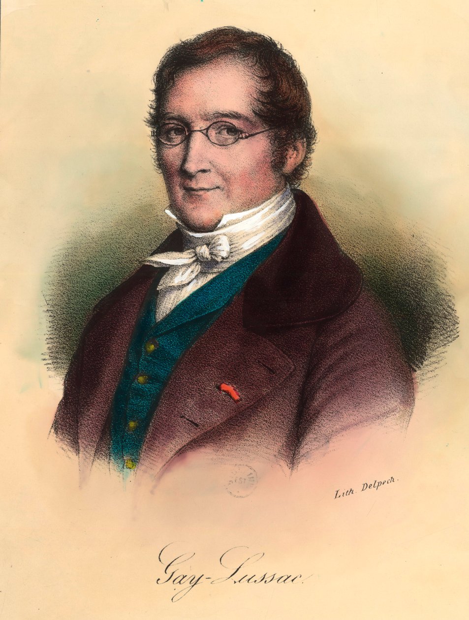 Retrato de Louis-Joseph Gay-Lussac, químico y físico francés de Unknown artist