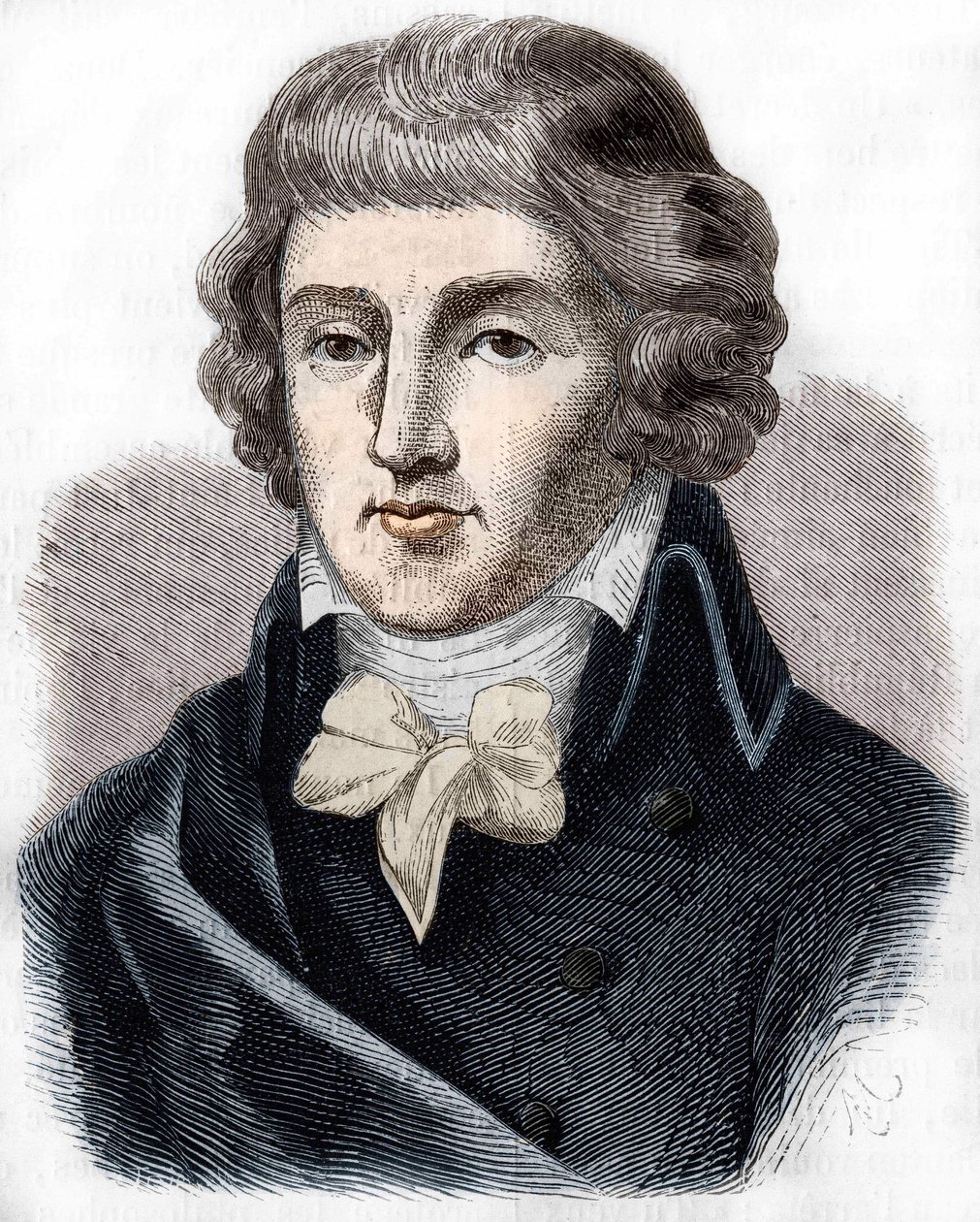 Retrato de Louis Antoine Saint-Just (1767-1794), político francés. de Unknown artist