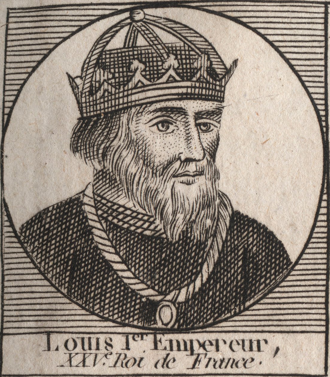 Retrato de Luis I el Piadoso de Unknown artist