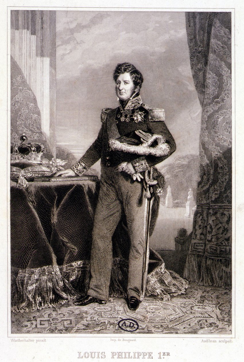 Retrato de Luis Felipe I, Rey de los Franceses de Unknown artist