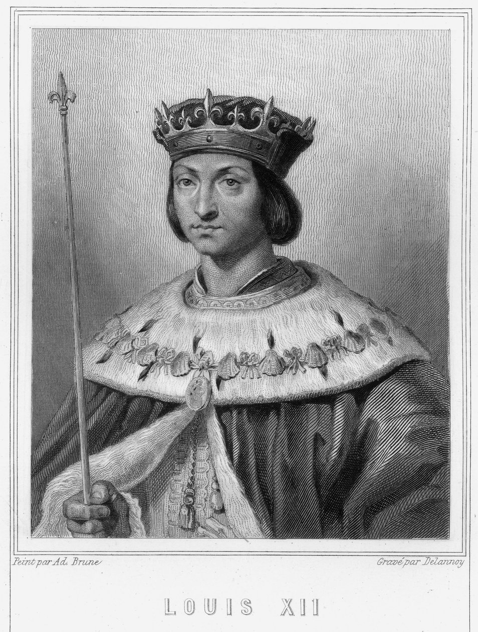 Retrato de Luis XII (1462 - 1515), Rey de Francia - en 