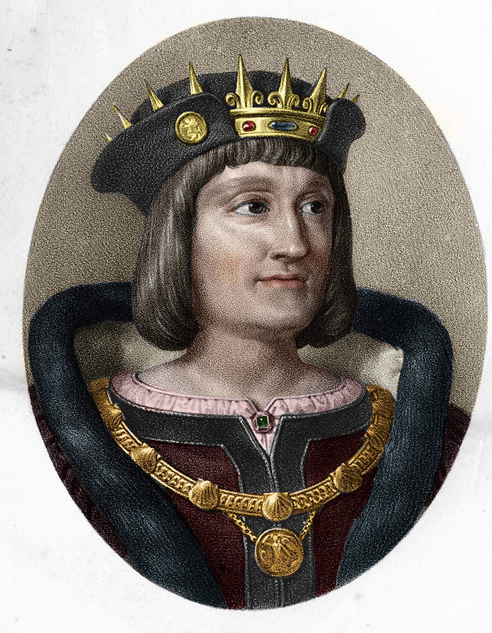 Retrato de Luis XII. Rey de Francia 1462-1515. de Unknown artist