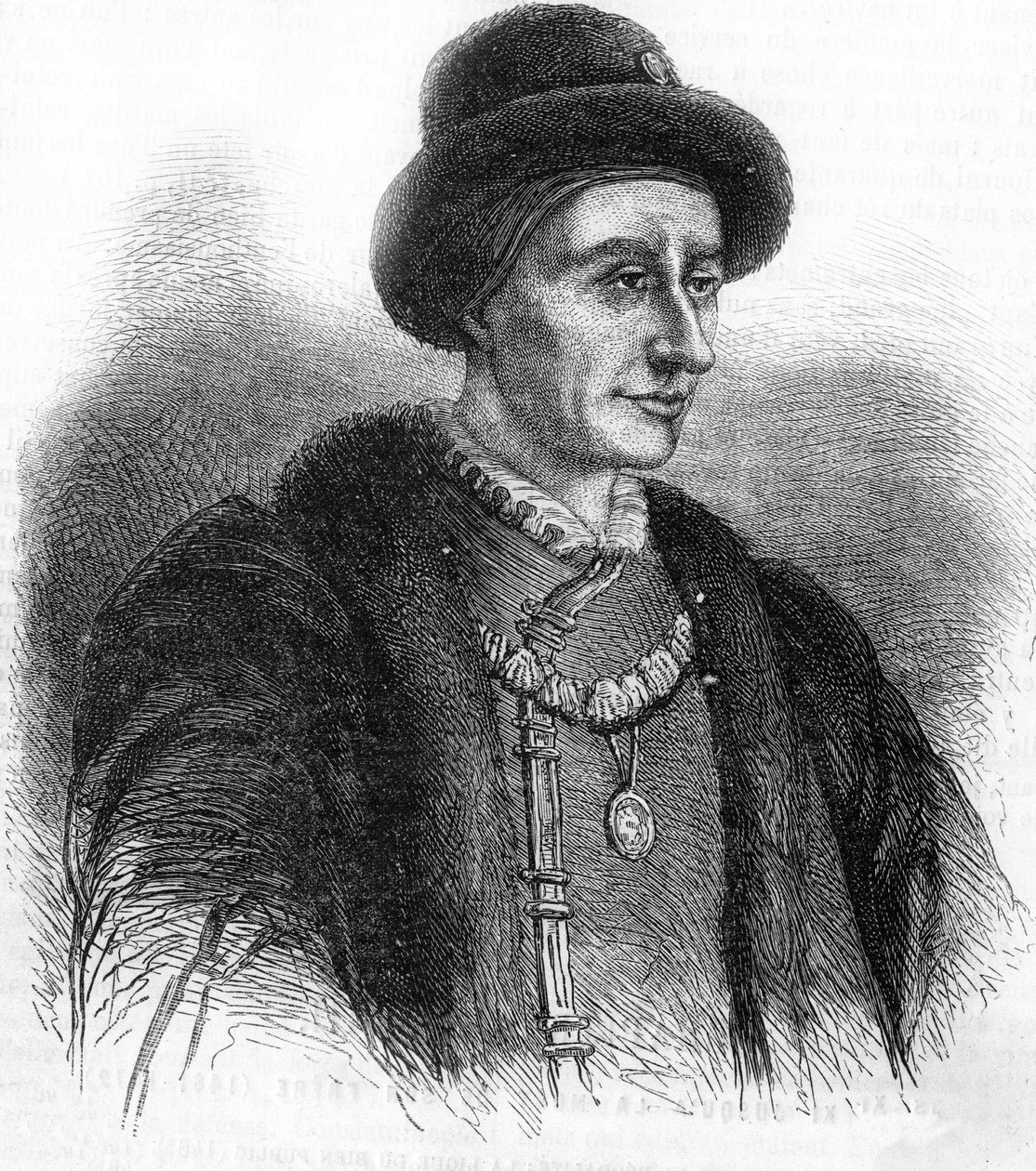 Retrato de Luis XI (1423-1483), rey de Francia de Unknown artist