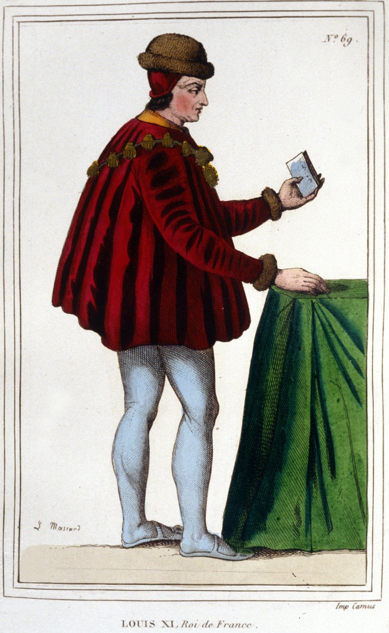 Retrato de Luis XI (1423 - 1483), Rey de Francia. de Unknown artist