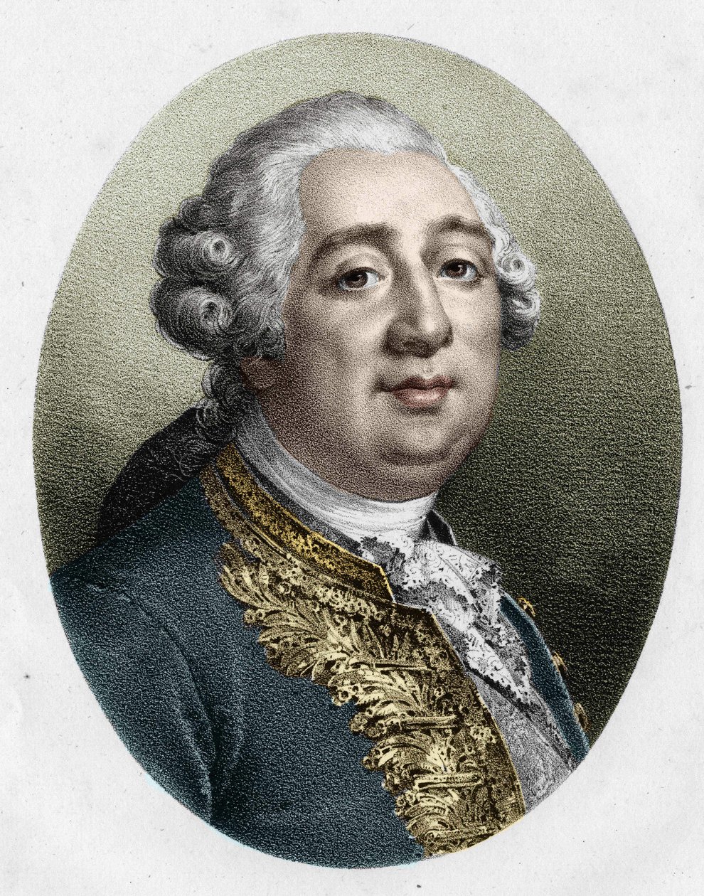 Retrato de Luis XVI (1754-1793), Rey de Francia. de Unknown artist