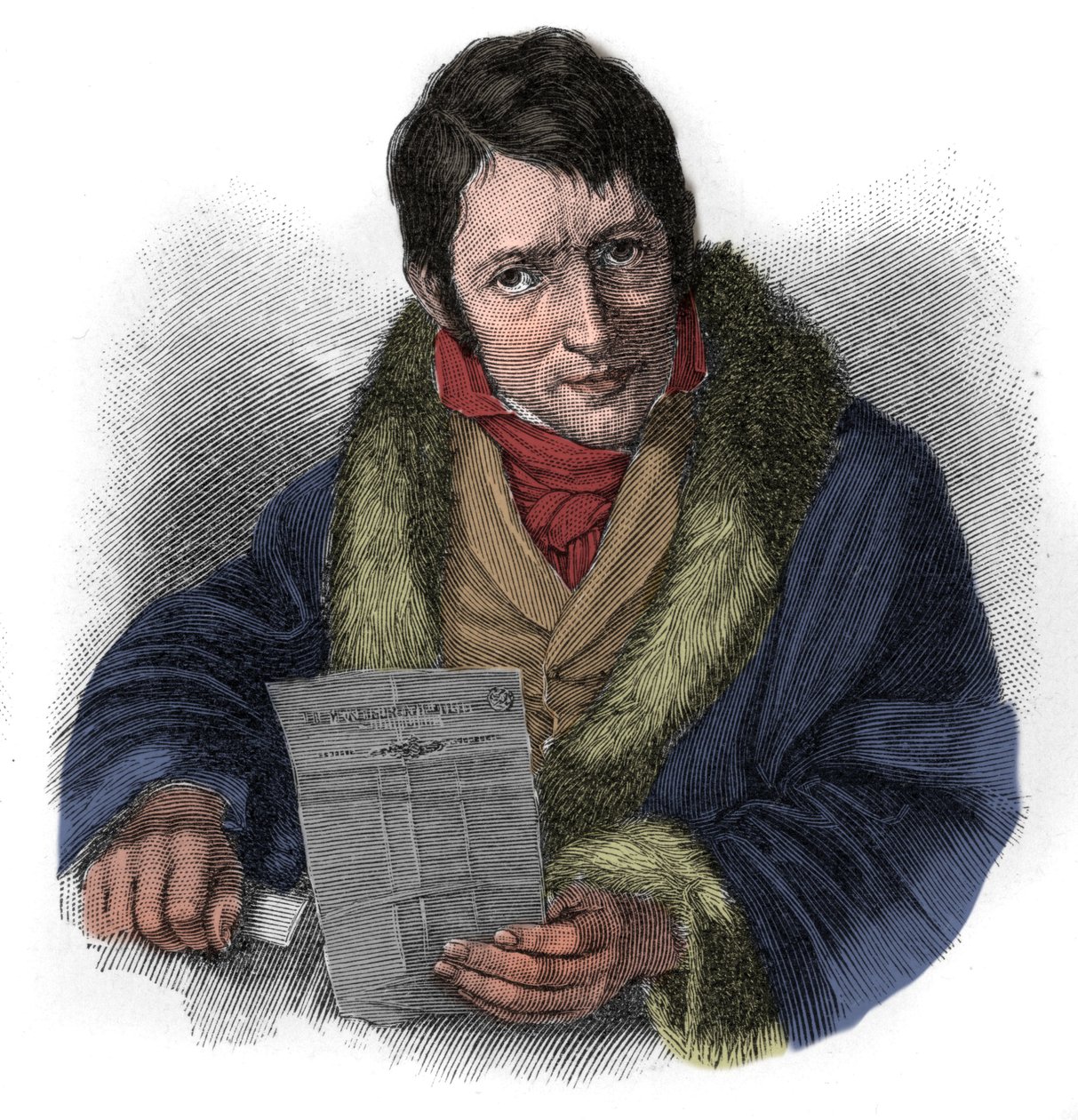 Retrato de Ludwig Borne (1786-1837), escritor alemán de Unknown artist