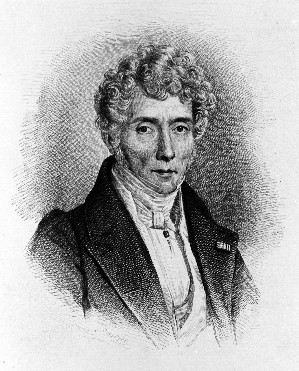 Retrato de Luigi Cherubini (1760-1842), compositor italiano de Unknown artist