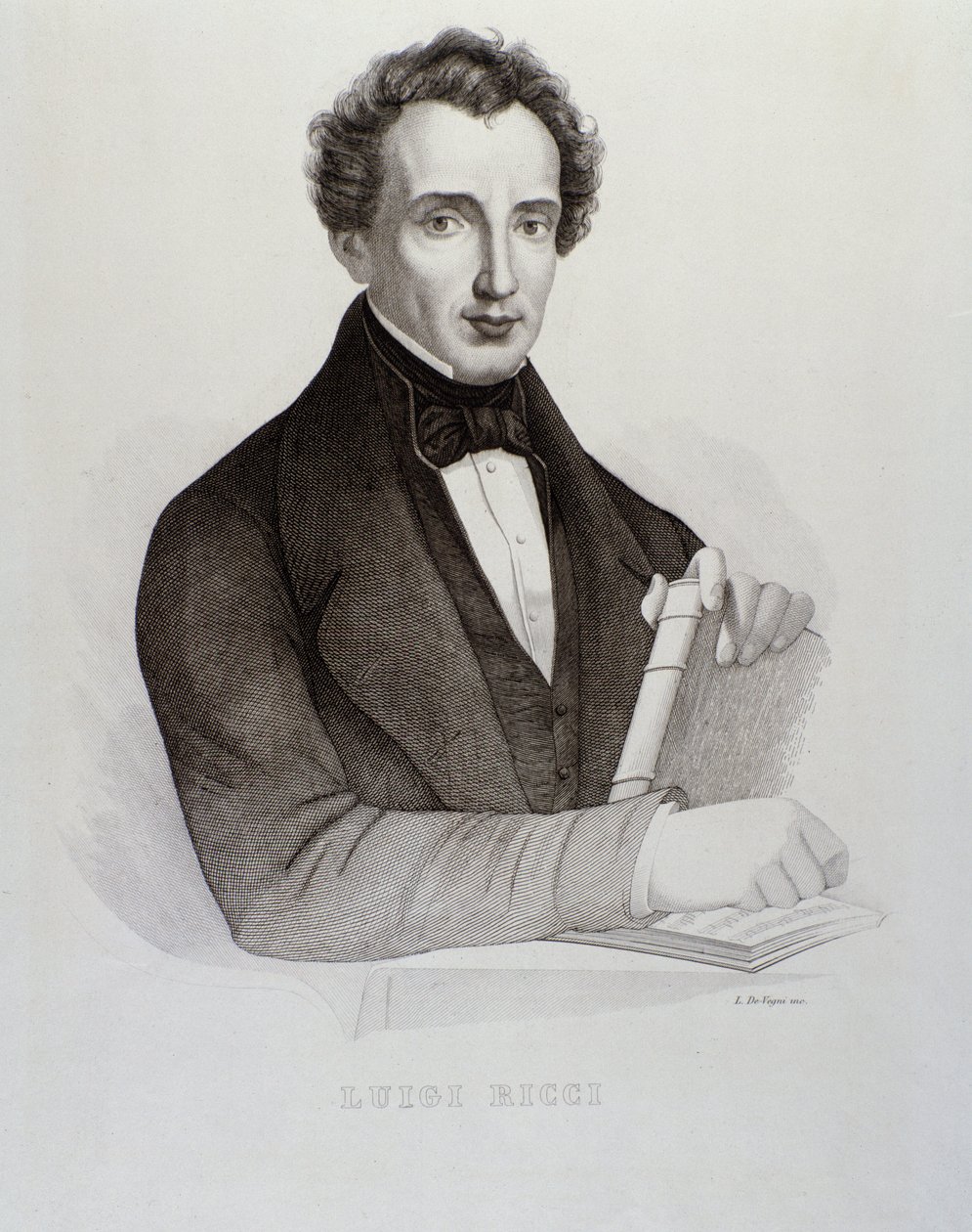 Retrato de Luigi Ricci de Unknown artist