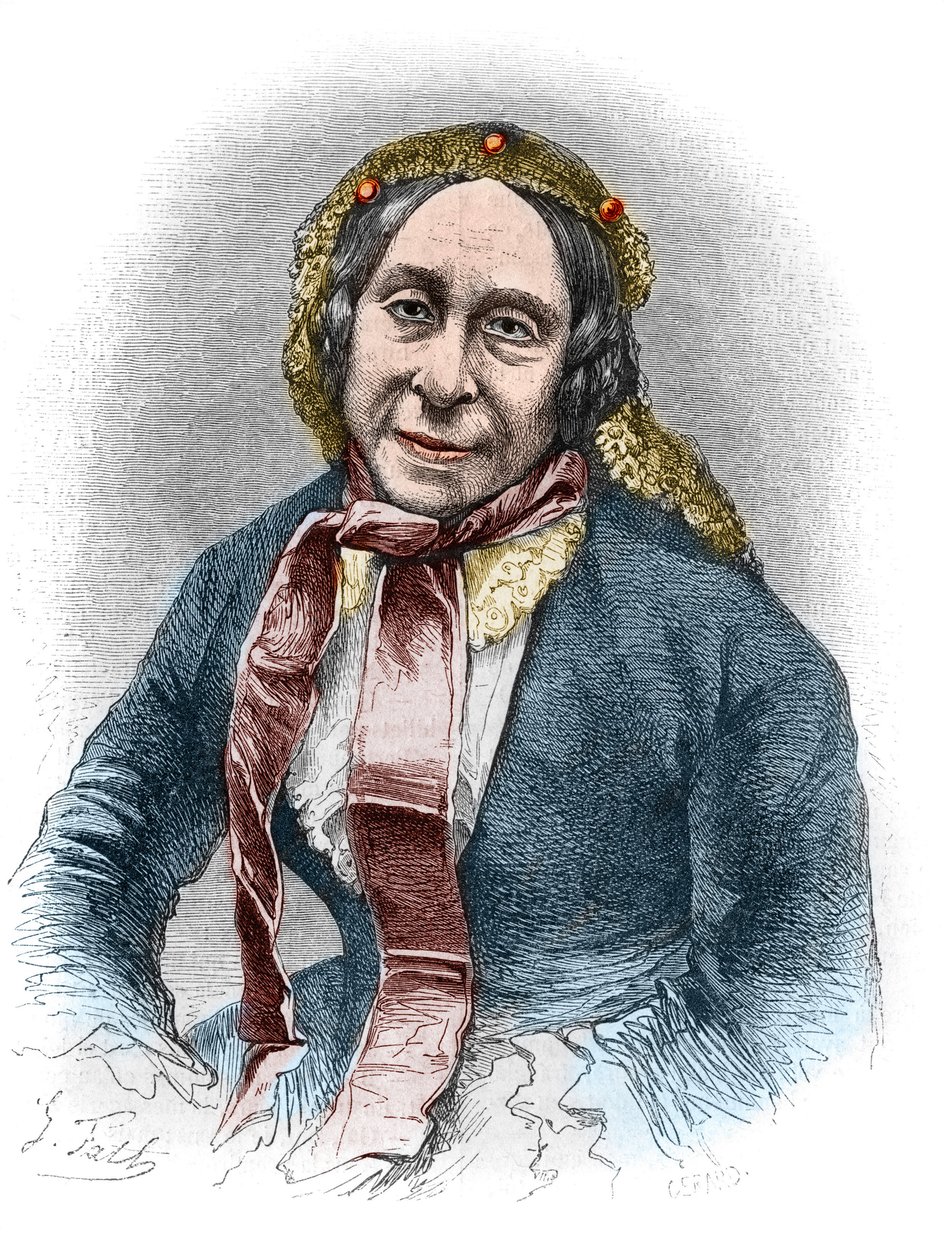 Retrato de Madame Desbordes Valmore (Marceline Felicite Josephine Desbordes-Valmore) de Unknown artist