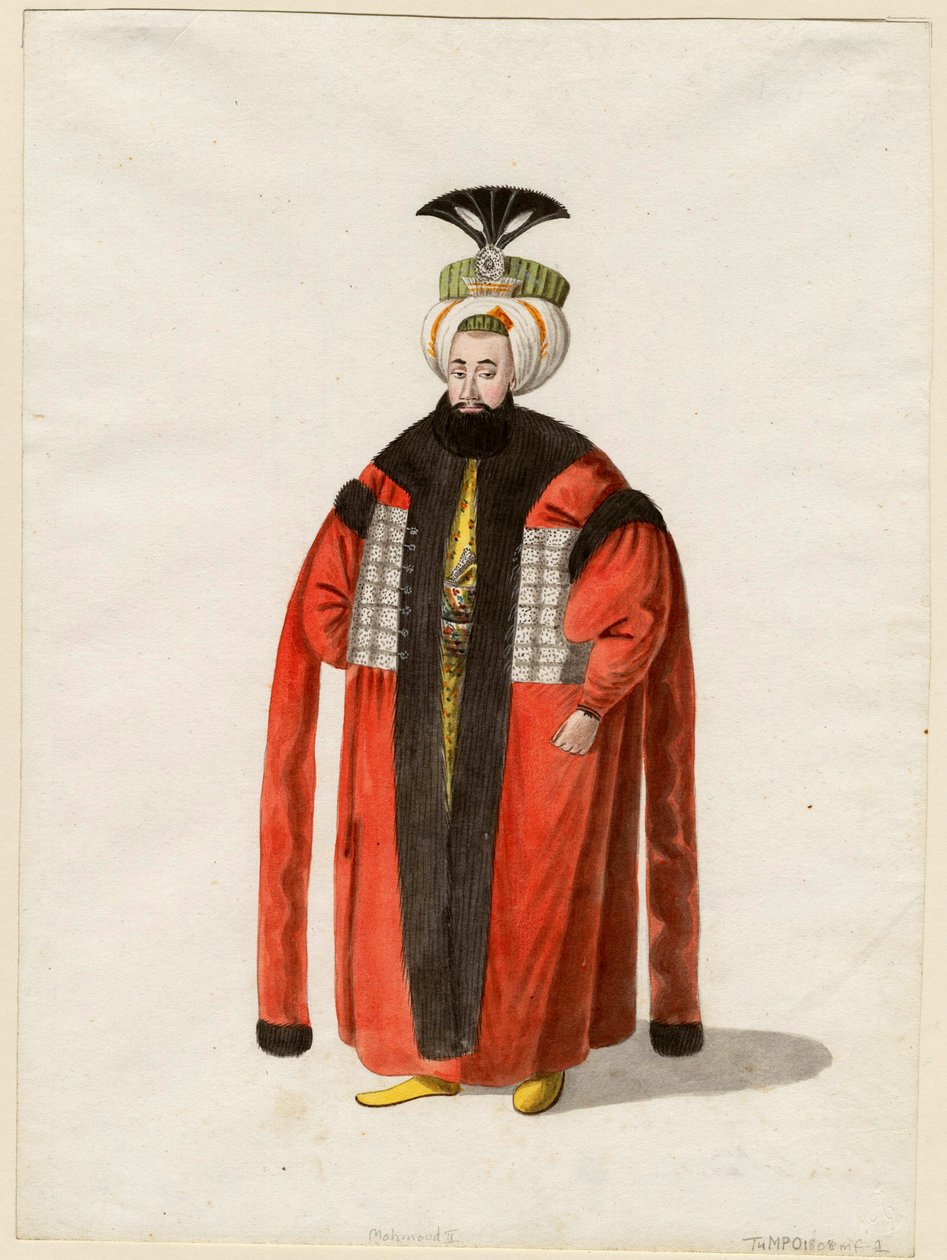 Retrato de Mahmud II (1785-1839) de Unknown artist