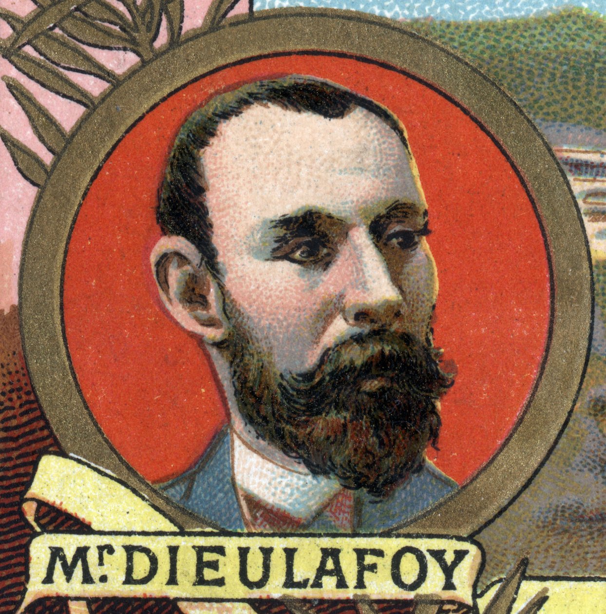 Retrato de Marcel Auguste Dieulafoy de Unknown artist
