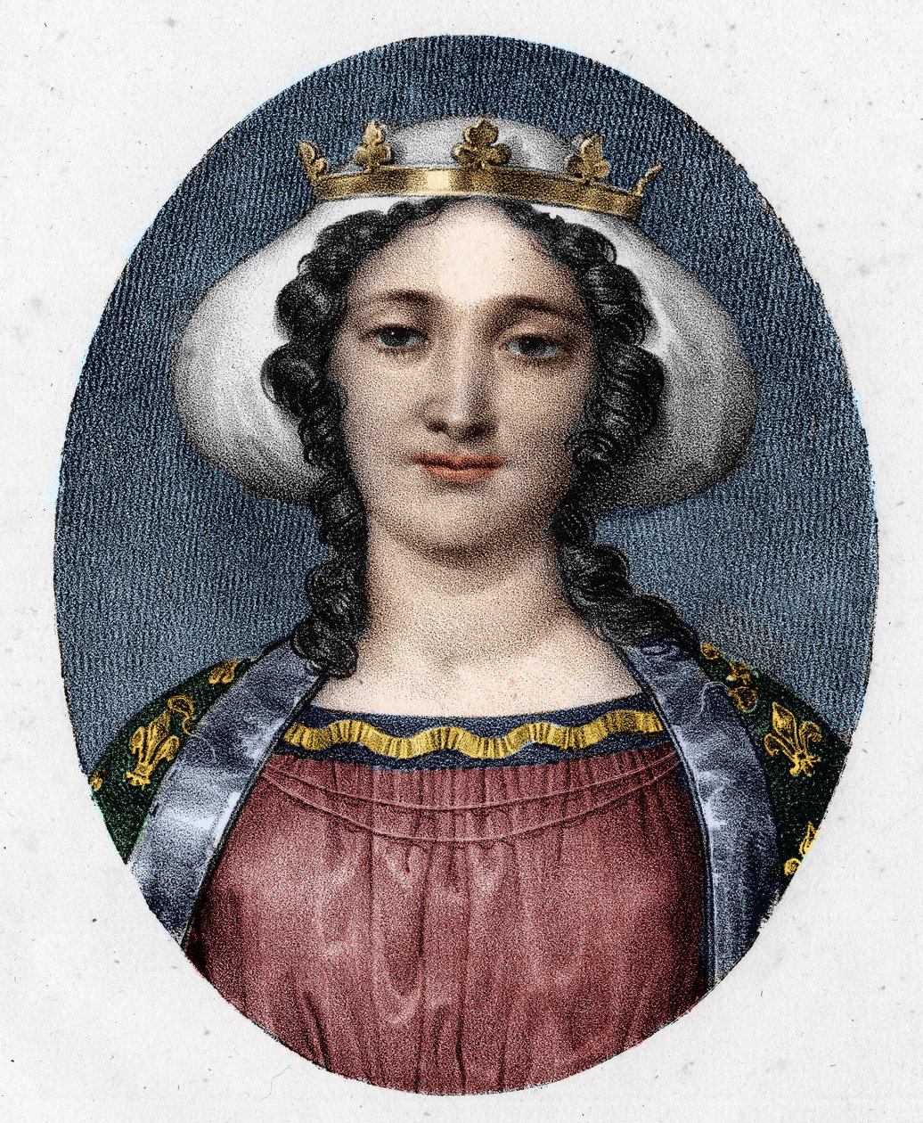 Retrato de Margarita de Provenza (1221 - 1295), reina de Francia de Unknown artist