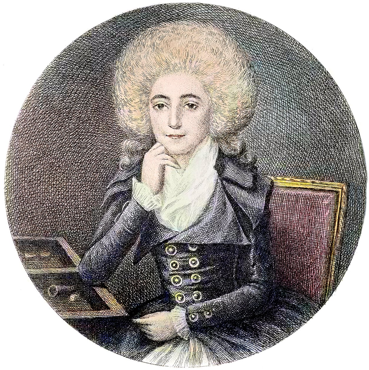Retrato de Marie Adrienne Françoise de Noailles, Marquesa de La Fayette de Unknown artist